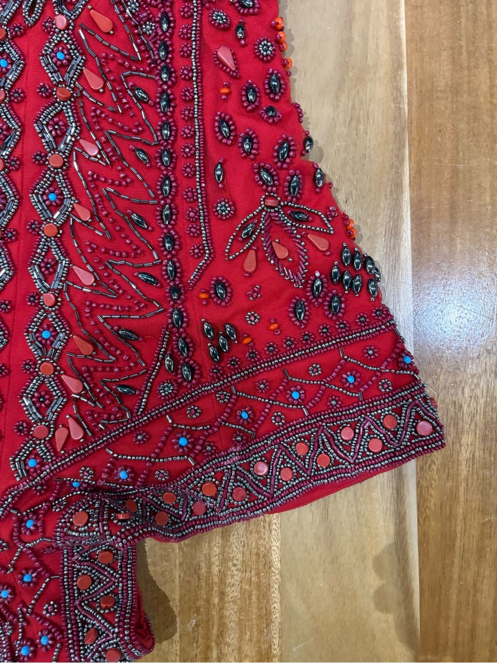 Revolve NBD Red Embellished
Beaded Romper - Picture 6 of 10